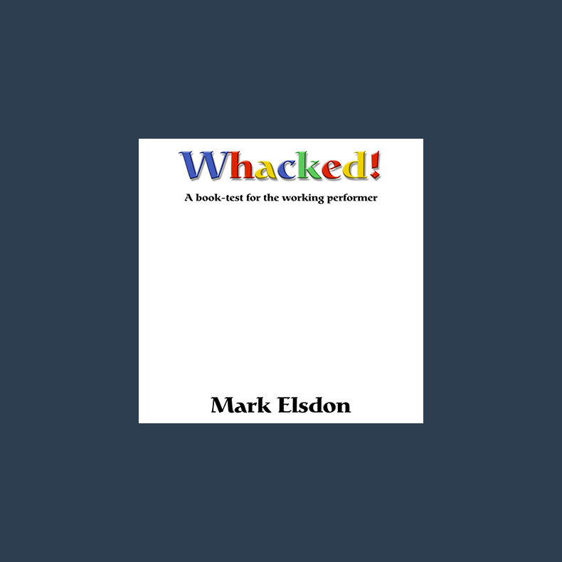 Whacked Book Test by Mark Elsdon - eBook DOWNLOAD