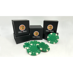 Expanded Shell Poker Chip plus 4 Regular Chips