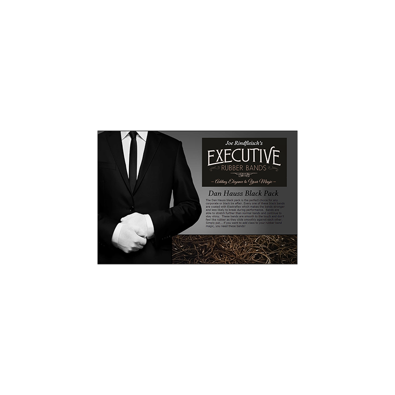 Joe Rindfleisch's Executive Rubber Bands (Dan Hauss - Black Pack) by Joe Rindfleisch