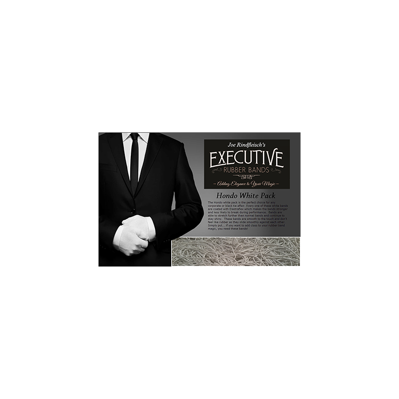 Joe Rindfleisch's Executive Rubber Bands (Hondo - White Pack) by Joe Rindfleisch