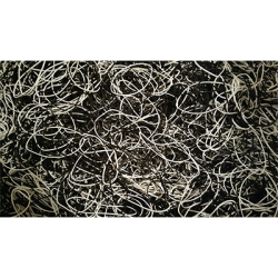 Joe Rindfleisch's Executive Rubber Bands (B&W Combo) by Joe Rindfleisch