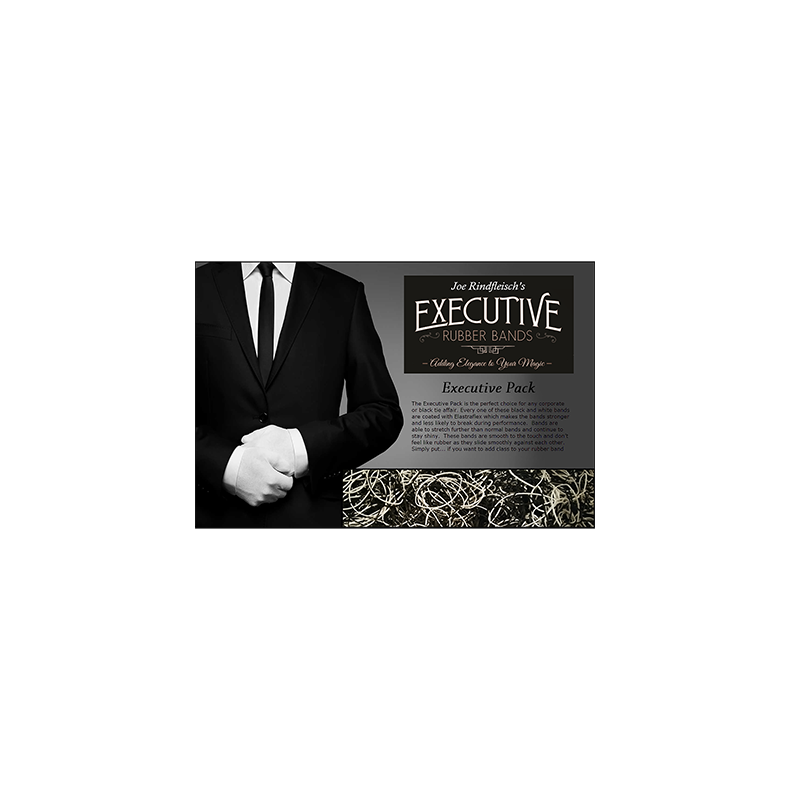 Joe Rindfleisch's Executive Rubber Bands (B&W Combo) by Joe Rindfleisch