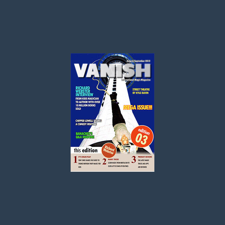 VANISH Magazine August/September 2012 - Richard Webster eBook DOWNLOAD