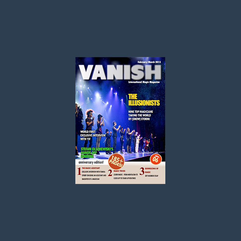 VANISH Magazine February/March 2013 - The Illusionists eBook DOWNLOAD