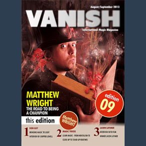 VANISH Magazine August/September 2013 - Matthew Wright eBook DOWNLOAD