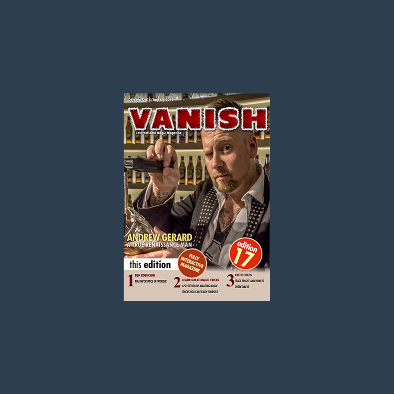 VANISH Magazine December 2014/January 2015 - Andrew Gerard eBook DOWNLOAD
