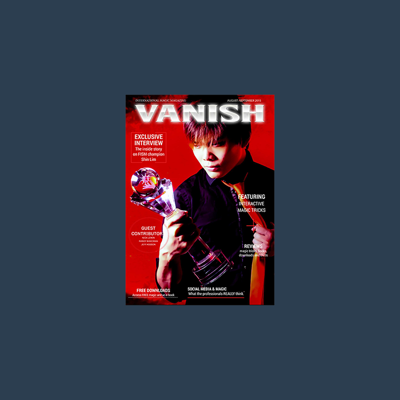 VANISH Magazine August/September 2015 - Shin Lim eBook DOWNLOAD