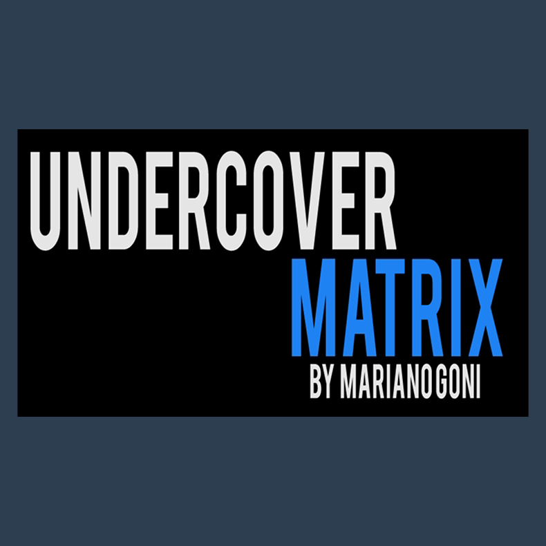 Undercover Matrix by Mariano Go&ntilde;i video DOWNLOAD