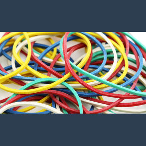 Elastication - Visible Rubber Band Through Pencil Penetration by Jonathan Royle Mixed Media DOWNLOAD