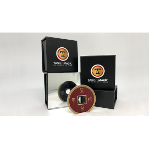 Dollar Size Chinese Coin (Black and Red) by Tango