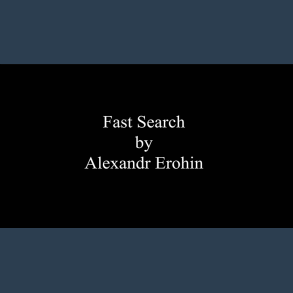 Fast Search Alexandr Erohin video DOWNLOAD