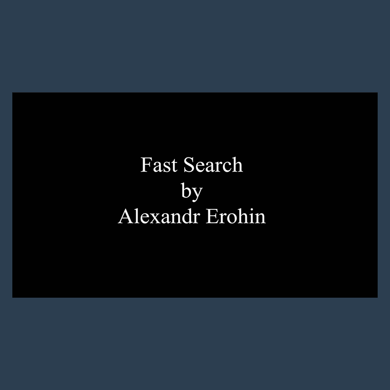 Fast Search Alexandr Erohin video DOWNLOAD