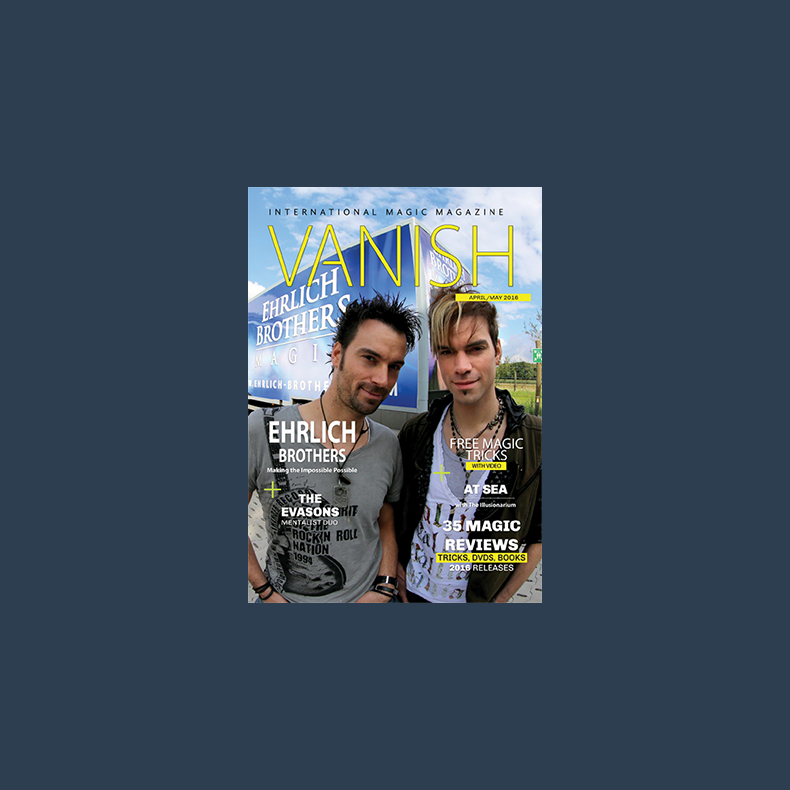 VANISH Magazine April/May 2016 - Ehrlich Brothers eBook DOWNLOAD