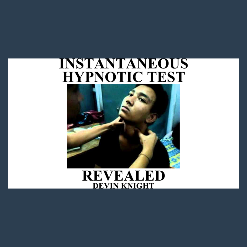 Instantaneous Hypnotic Test Revealed by Devin Knight eBook DOWNLOAD