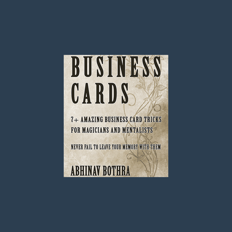 Business Cards by Abhinav Bothra Mixed Media DOWNLOAD