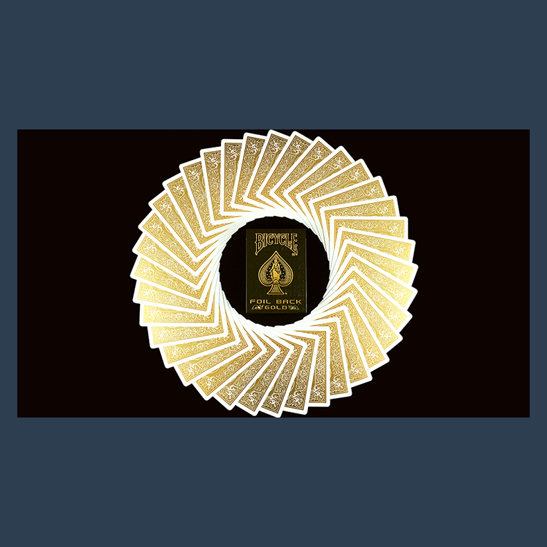 Bicycle MetalLuxe Gold Playing Cards Limited Edition by JOKARTE