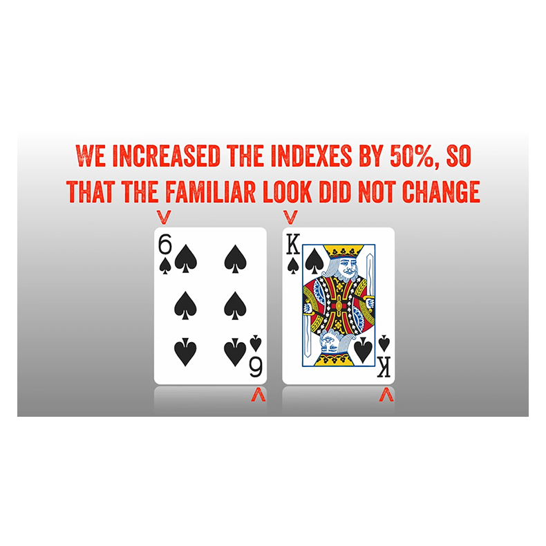 Phoenix Deck Large Index (Blue) by Card-Shark