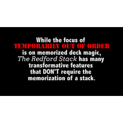 Temporarily Out of Order by Patrick Redford
