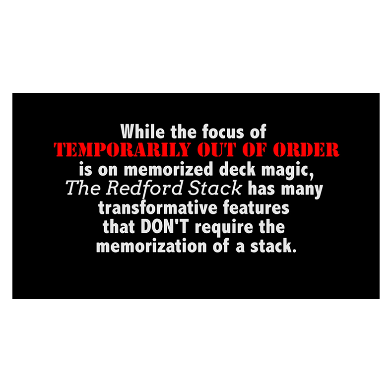 Temporarily Out of Order by Patrick Redford