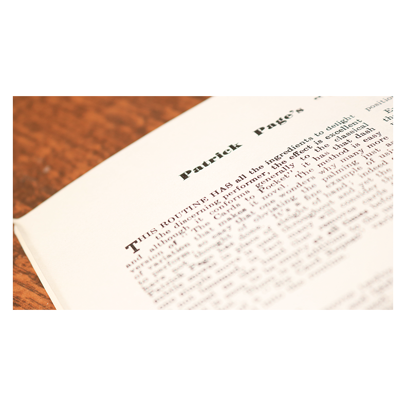 Patrick Page's Cards to Pocket by Lewis Ganson