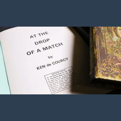 At the Drop of a Match by Ken De Courcy - Book