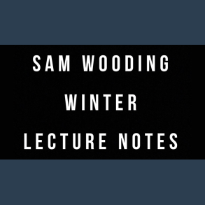 Sam Wooding 2017 Winter Lecture Notes by Sam Wooding eBook DOWNLOAD