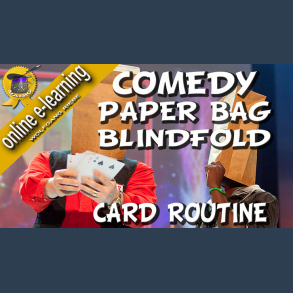 Comedy Paper Bag Blindfold Routine by Wolfgang Riebe video DOWNLOAD