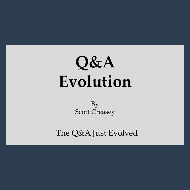 Q&A Evolution by Scott Creasey video DOWNLOAD