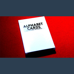 Alphabet Playing Cards Bicycle No Index by PrintByMagic