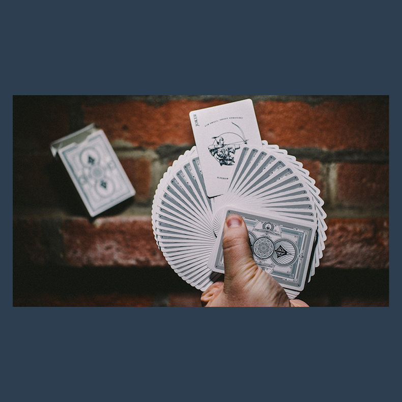 Superior Silver Arrow Playing Cards by Expert Playing Card Co
