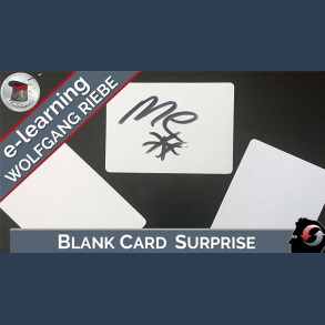 Blank Card Surprise by Wolfgang Riebe video DOWNLOAD