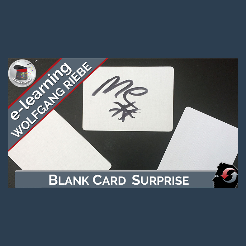 Blank Card Surprise by Wolfgang Riebe video DOWNLOAD