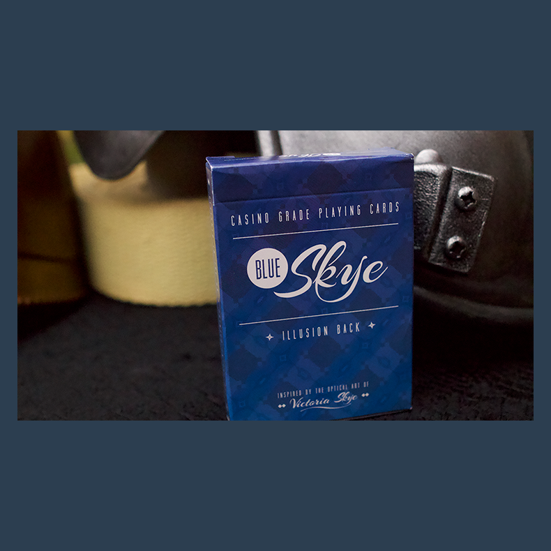 Blue Skye Playing Cards by UK Magic Studios and Victoria Skye