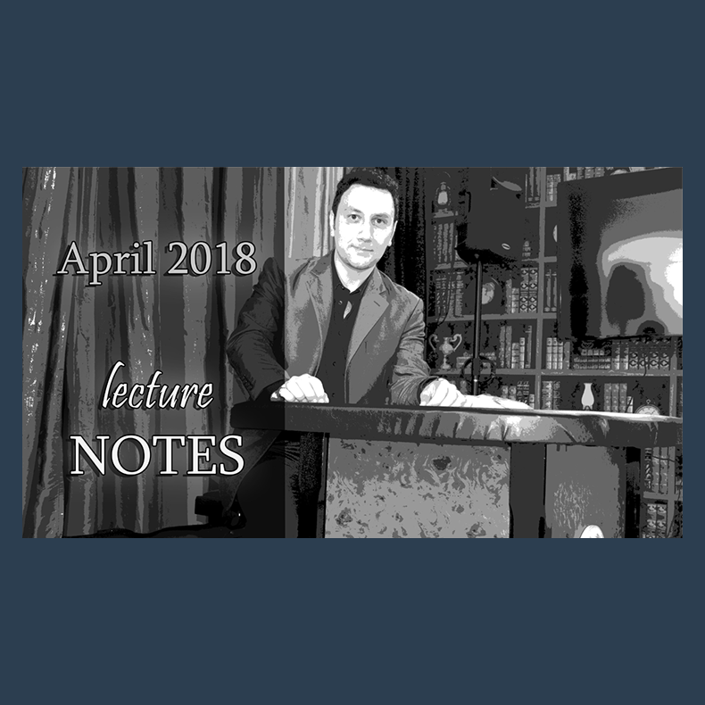 April 2018 Lecture Notes by Sandro Loporcaro (Amazo) video DOWNLOAD
