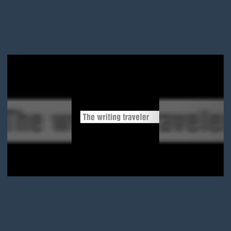 The Writing Traveler by Frederick Hoffmann video DOWNLOAD