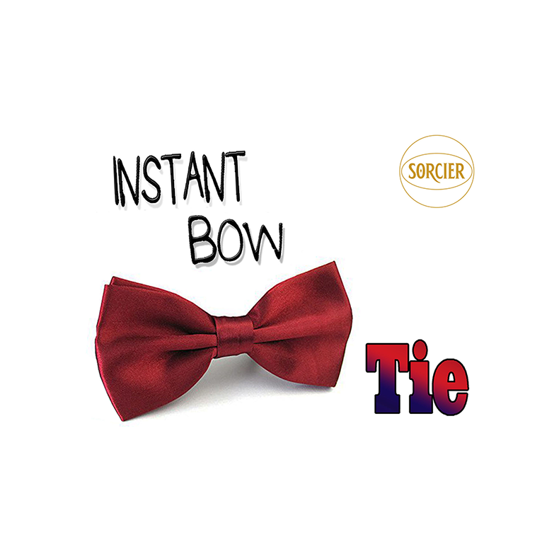 Instant Bow Tie (Red) by Sorcier Magic