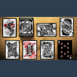 Silver Dragon (Standard Edition) Playing Cards by Craig Maidment