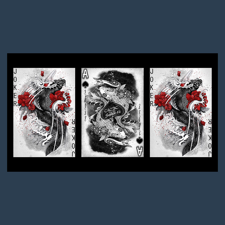 Silver Dragon (Standard Edition) Playing Cards by Craig Maidment