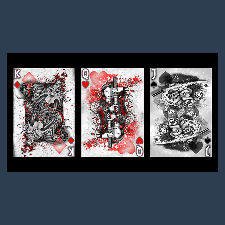 Silver Dragon (Standard Edition) Playing Cards by Craig Maidment