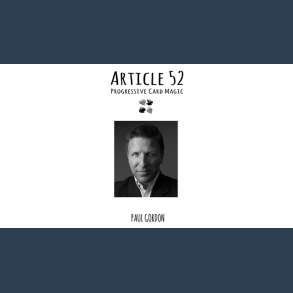 Article 52 by Paul Gordon - Book