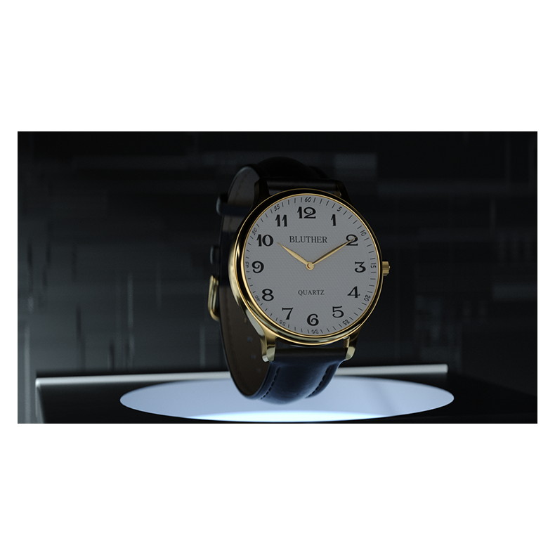 Infinity Watch V3 - Gold Case White Dial / PEN Version