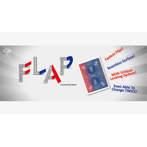 Modern Flap Card Double Sided (KS to QH / BLUE to RED) by Hondo