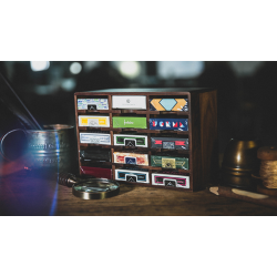 Wooden Playing Cards Cabinet (15 Deck Case) by TCC