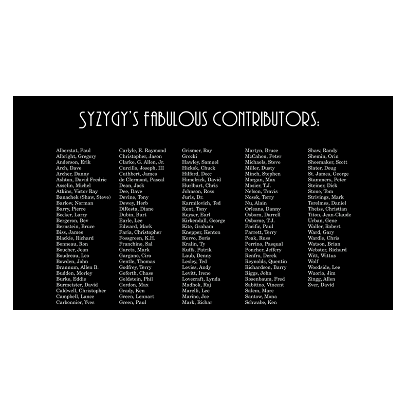 SYZYGY 1-6 Hardbound by Lee Earle