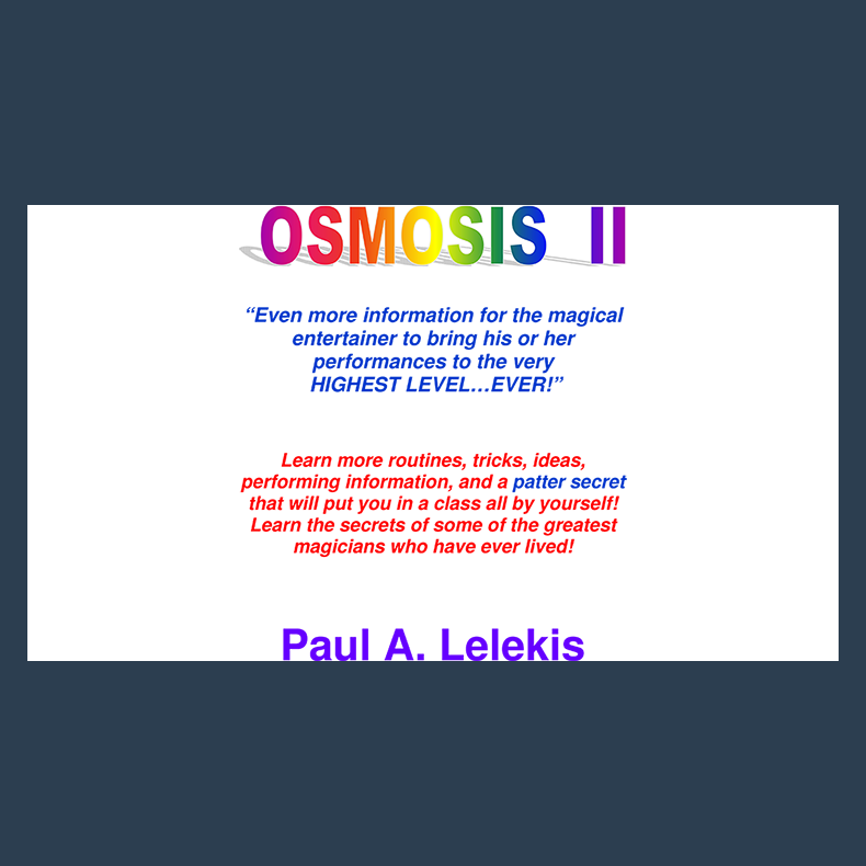 OSMOSIS II - Paul A. Lelekis Mixed Media DOWNLOAD
