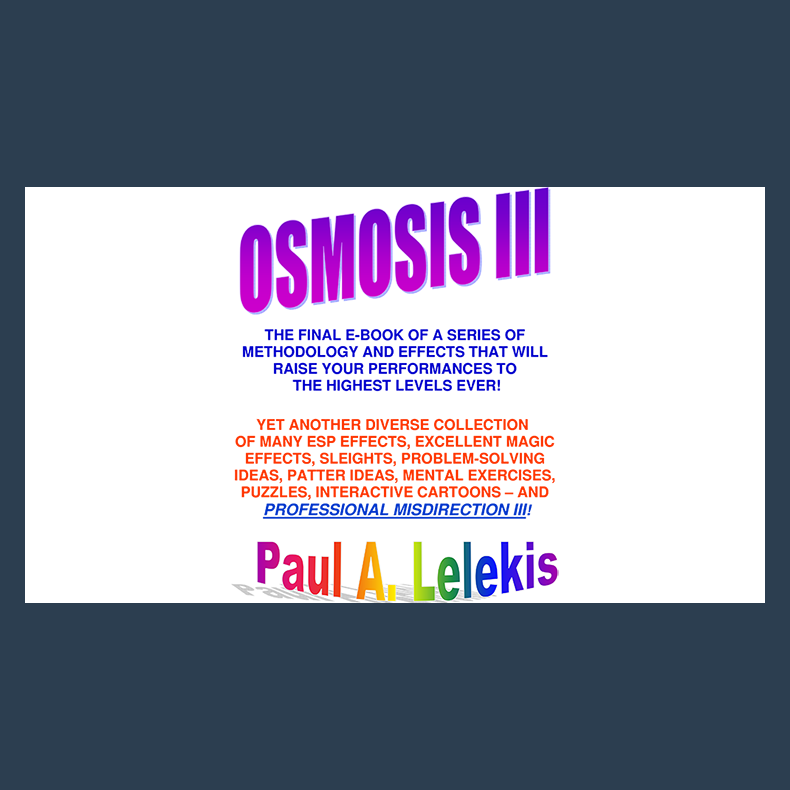 OSMOSIS III - Paul A. Lelekis Mixed Media DOWNLOAD