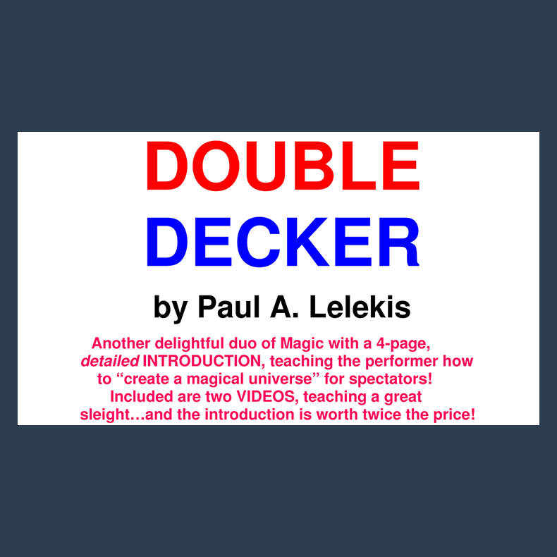 DOUBLE DECKER by Paul A. Lelekis Mixed Media DOWNLOAD