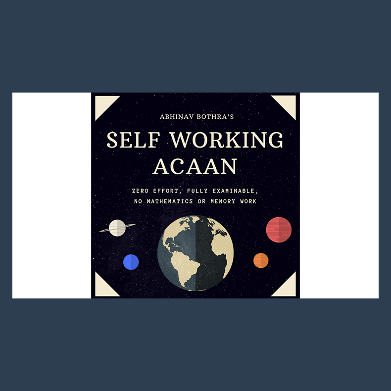 Self-Working ACAAN by Abhinav Bothra Mixed Media DOWNLOAD