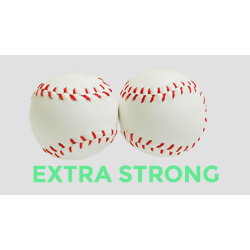 Strong Chop Cup Balls White Leather (Set of 2) by Leo Smetsers