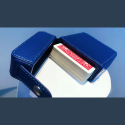 MAZE Leather Card Case (Blue) by Bond Lee
